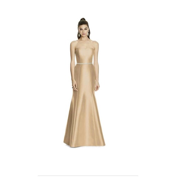 Alfred Sung D742 Golden size 14 - Picture 1 of 4